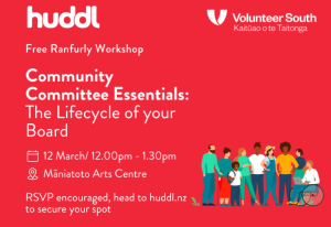 Ranfurly | Community Committee Essentials: The Lifecycle of your Board