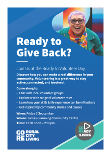 Gore | Ready to Volunteer